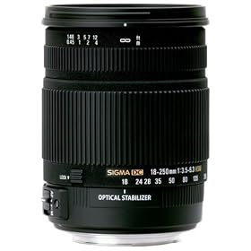 Sigma 18-250mm f/3.5-6.3 DC OS HSM IF Lens for Canon Digital SLR Cameras