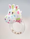 Pastel Dot Horse Ring Rattle