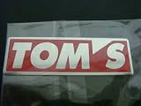 Toms Racing Decal Sticker (NEW) Small