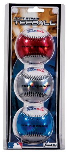 Franklin Sports MLB 3 Pack Asst Softstrike T-Ball