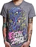 ELECTRIC ZOMBIE - Livewire - Heather Gray T-shirt