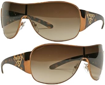 Click here to buy Prada SPR57L BRASS BROWN GRADIENT Sunglasses 7OE6S1 by Prada.