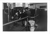 Historic Print (L): Doctor's examination - stopping an emigrant suspected of defective eyesight. He will be