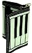 Piano Keyboard Tri-Fold Velcro Wallet W/Key Ring - (One Color)