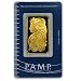 Pamp Suisse 1 oz (ounce) .9999 Fine Gold Bar (in Assay)