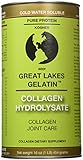 Great Lakes Gelatin, Collagen Hydrolysate, Beef, Kosher, 16 oz, 4 Pack