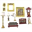 Melissa & Doug Deluxe Doll-House Living Room Accessories