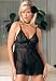Lace Soft Cup Babydoll With G-String
