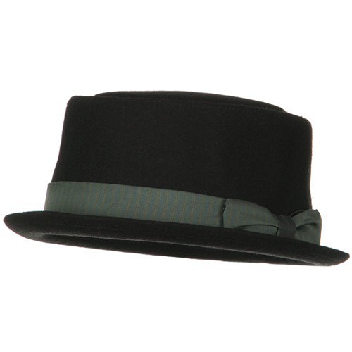 Many Moods Men's Felt Hat - Black W07S55D