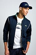Full Zip Track Jacket with Piping and Logo at Back
