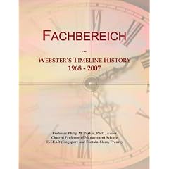 Fachbereich: Webster's Timeline History, 1968 - 2007