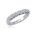 White Diamond Band Ring