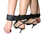 Produkt-Bild: Bondage Spreizstange Hand- und Fu&szlig;fessel schwarz