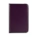 GMYLE(R) Purple 360 Degree Rotating PU Leather Folio Stand Case Cover for Nook HD 7 inches Barnes & Noble e-Book Reader Tablet (Multi Angle- Vertical/Horizontal and Wake up Sleep Function)