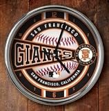 San Francisco Giants Chrome Wall Clock