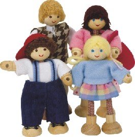 Childrens Toyshop  Toys : Voila Family Doll Set 1A