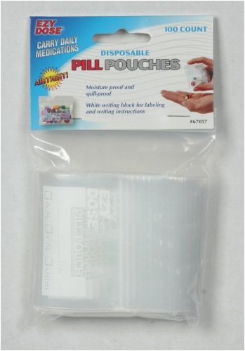 Ezy Dose Disposable Pill Pouches - 100 Count