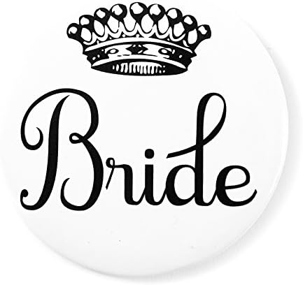 Icing Womens Bride Button with Crown