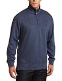 IZOD Men's French Rib Solid Quarter Zip Polo
