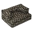 Rotator Bolster Pet Bed: Rectangular Midnight Black (Large)
