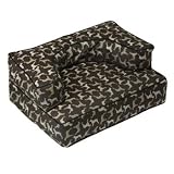 Rotator Bolster Pet Bed: Rectangular Hot Chocolate (Large)