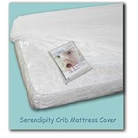 Serendipity Waterproof Crib Mattress Cover (for Parents Concerned about SIDS, Autism, Asthma and Alergies) by Best Day Ever LLC