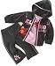 Apparel : Nannette Little Girl Elmo Velour Set