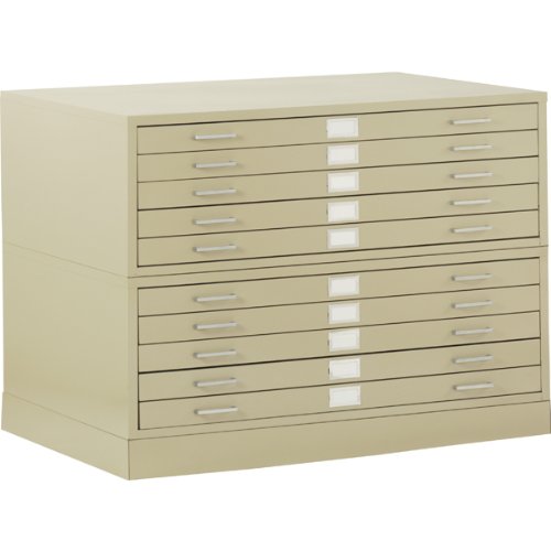 10 Drawer Flat File Cabinet Closed Base 46 34w X 35 38d Your Extra Price Stainles F4