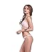 Polovi Women Swimsuit Halter Push Up Bandage Bikini 15312B0