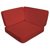 Strathwood Balboa Deep Seat Corner Chair Cushion, Garnet
