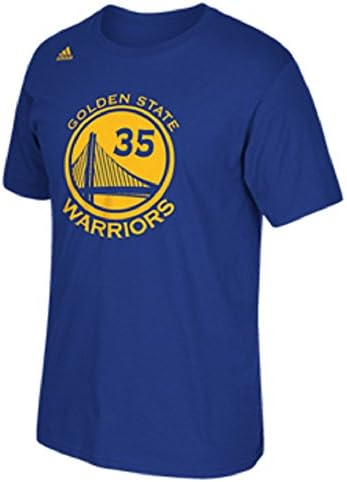 Kevin Durant #35 Golden State Warriors Player Jersey T-Shirt - Blue (X-Large)
