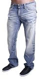 AFFLICTION 33 Cooper Bootcut Distressed Mens Jeans