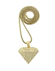 Iced Out Diamond Supply Co. Pendant Piece w/ 30" & 36" Chain Necklace MANY COLORS!