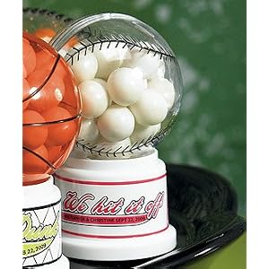 Baseball Theme Miniature Sports Gumball Machine