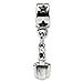 Sterling Silver Reflections Spade Dangle Bead (4mm title=
