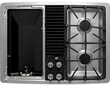 GE PGP990SENSS ProfileTM Built-In Downdraft Gas Modular Cooktop0