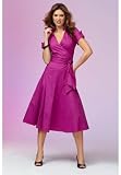 metrostyle Mock-Wrap Dress