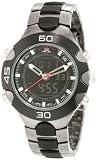 U.S. Polo Assn. Mens US8083 Gun Metal/Black Plastic Analog-Digital Sporty Bracelet Watch