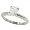 1.11cttw Cushion Cut Diamond Solitaire Ring Egl IJ/si1