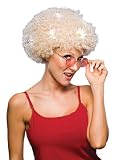 Blonde Curly Wig With Daisies - Adult Std.