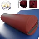 6" Diameter Deluxe Oversized Massage Table 25" Full Bolster - Burgundy