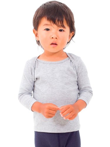 American Apparel Infant Baby Rib Long Sleeve Lap T-Shirt