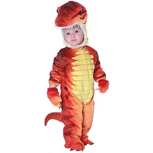Red T-Rex Dinosaur Costume Toddler Boy - 4-6 by 
