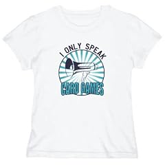 I ONLY SPEAK Card Games Damen T-Shirt Weiss