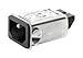 SCHURTER 5120.5077.0 IEC Filter, 100 nF, 250 VAC, Standard, 15 A, Through Hole, 100 ?H