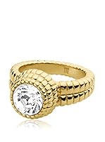 Dyrberg/Kern Anillo Crystal (Dorado / Transparente)