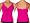 Sunsets Womens Twist Front Underwire Tankini, Fuschia, 34D