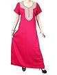 Boho Muumuu Caftan Designer Red Long Kaftan Embroidered Night Dress Xxl Boho Muumuu Caftan Designer Red Long Kaftan Embroidered Night Dress Xxl