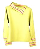 NEW SALE ITEM - Striped Citron Turtleneck