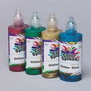 Childrens Toyshop  Toys : Color Splash 4-Oz. ! Glitter Glue/Paint Set (Pk/4)